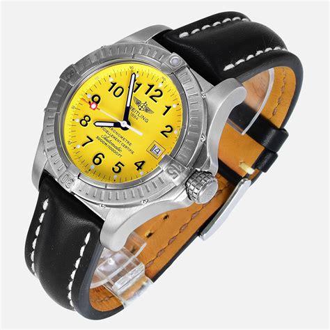 breitling yellow edition|breitling seawolf yellow.